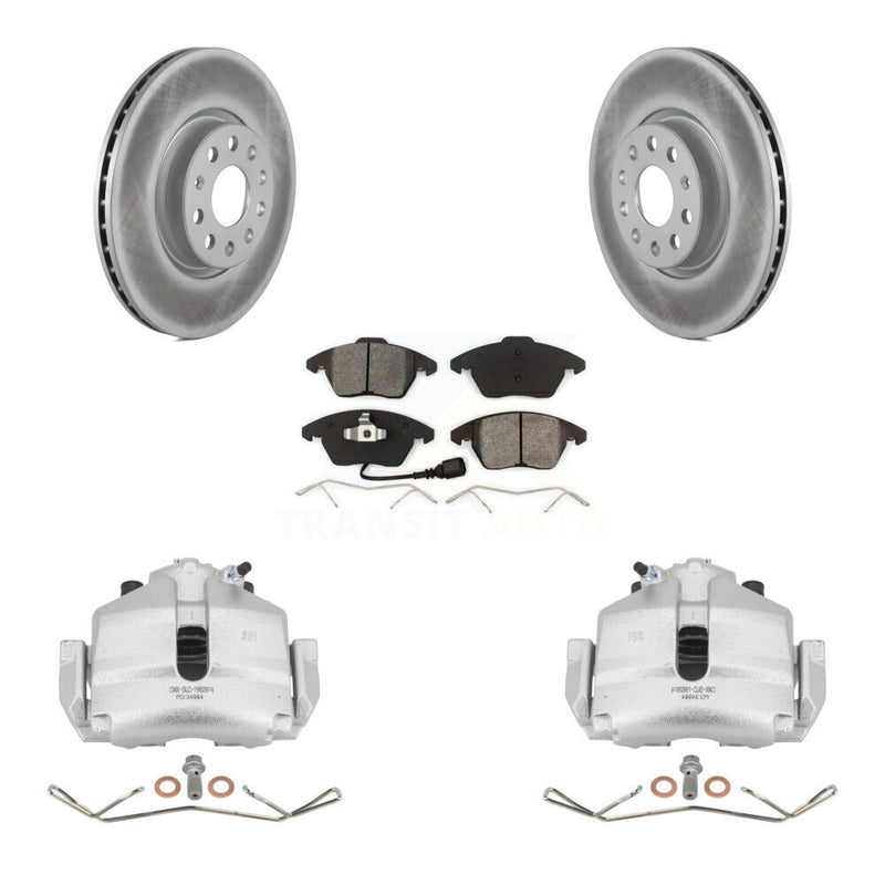 Transit Auto KCG-100465S Disc Brake Kit for 2006-2019 Volkswagen Beetle, Volkswagen Jetta, Audi A3 & more - Front product image