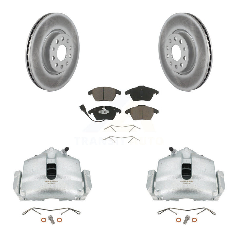 Transit Auto KCG-100469C Disc Brake Kit for 2005-2018 Volkswagen Beetle, Volkswagen Jetta, Volkswagen GTI & more - Front product image