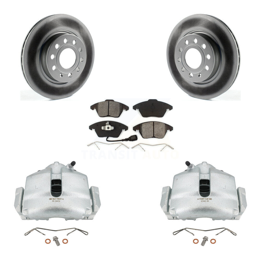 Transit Auto KCG-100471S Disc Brake Kit for 2011-2013 Volkswagen GTI, Audi A3 Quattro - Front product image
