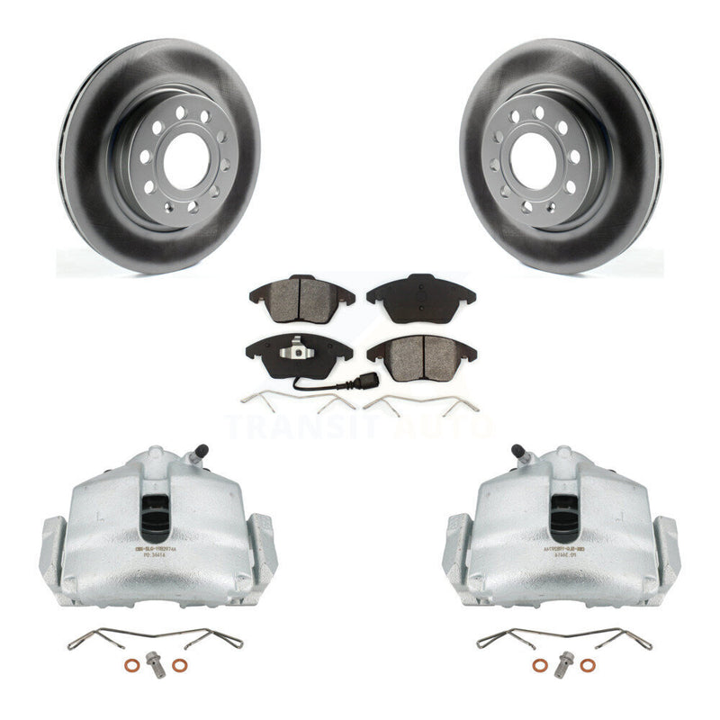 Transit Auto KCG-100471S Disc Brake Kit for 2011-2013 Volkswagen GTI, Audi A3 Quattro - Front product image