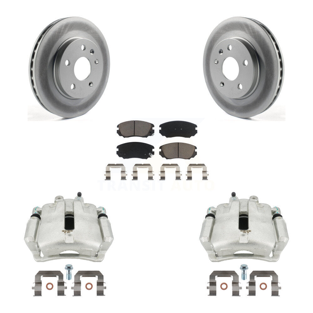 Transit Auto KCG-100472C Disc Brake Kit for 2011-2017 Chevrolet Malibu Limited, Chevrolet Malibu, Buick LaCrosse & more - Front product image