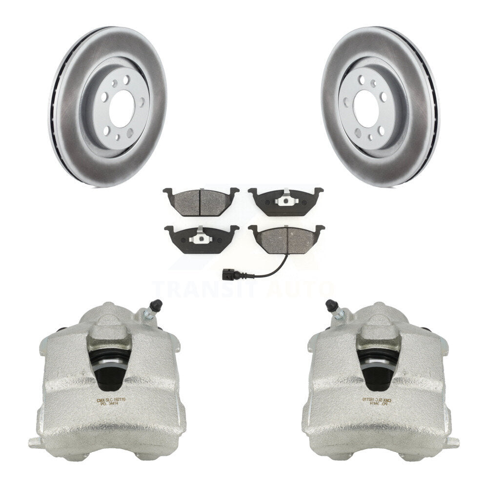 Transit Auto KCG-100473S Disc Brake Kit for 1998-2010 Volkswagen Golf City, Volkswagen Jetta City, Volkswagen Beetle & more - Front product image
