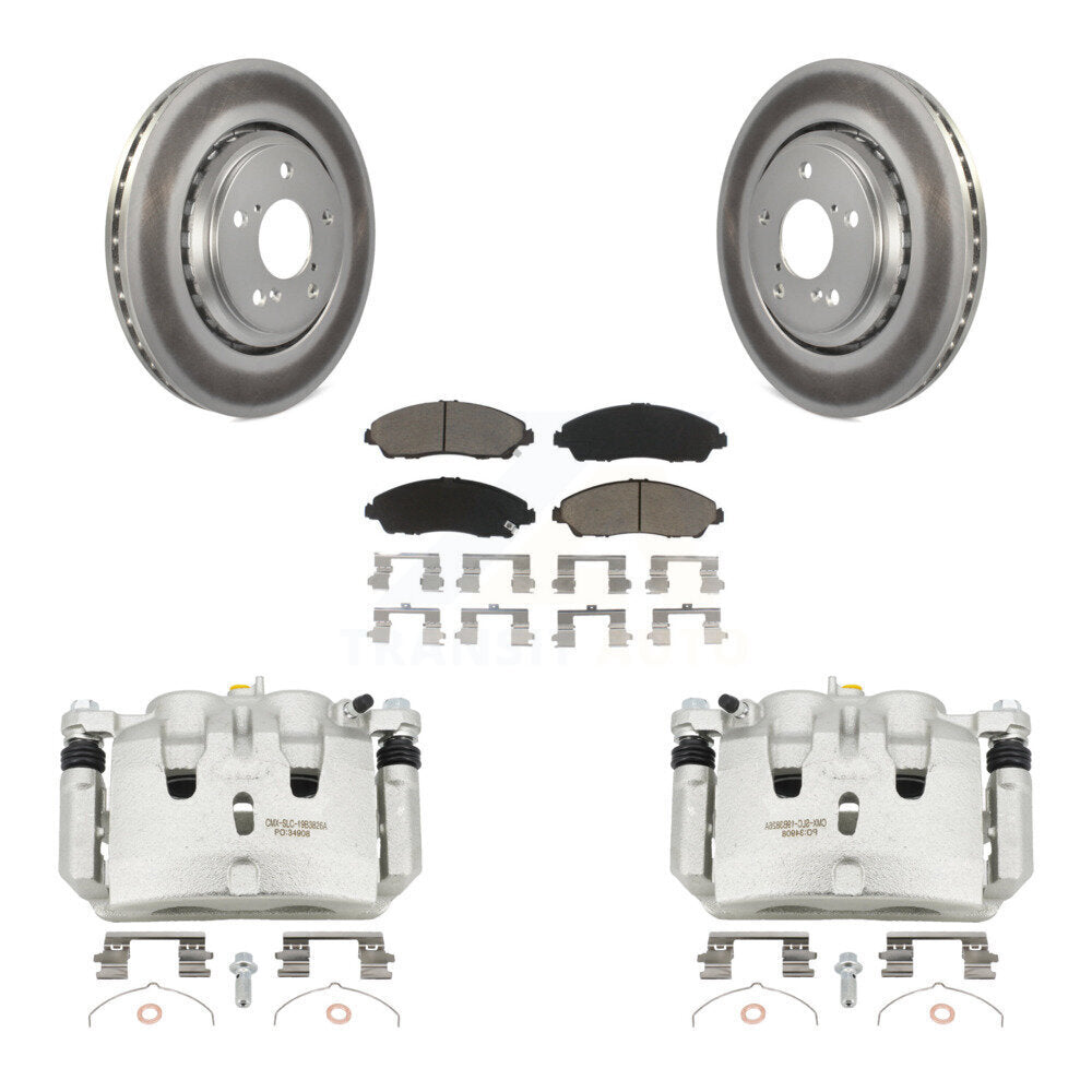 Transit Auto KCG-100476C Disc Brake Kit for 2016-2021 Acura MDX, Honda Ridgeline, Honda Pilot - Front product image
