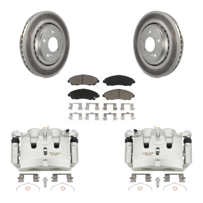 Transit Auto KCG-100476C Disc Brake Kit for 2016-2021 Acura MDX, Honda Ridgeline, Honda Pilot - Front product image
