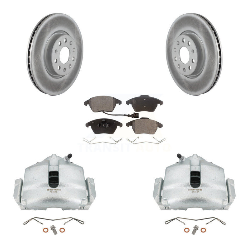 Transit Auto KCG-100476T Disc Brake Kit for 2005-2018 Volkswagen Beetle, Volkswagen Jetta, Volkswagen GTI & more - Front product image