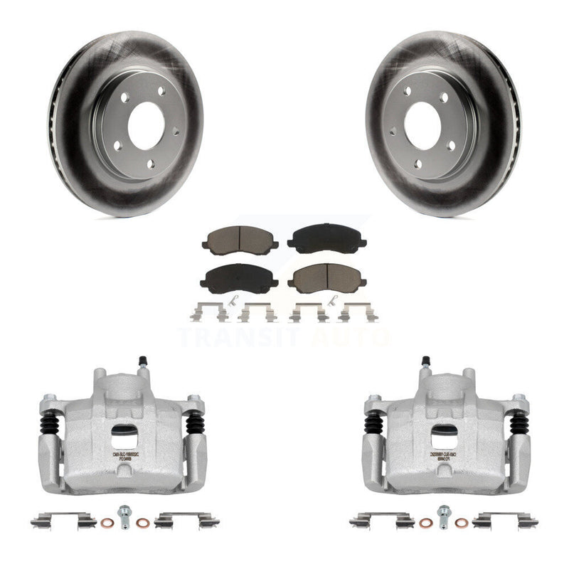 Transit Auto KCG-100477C Disc Brake Kit for 2008-2017 Mitsubishi Lancer - Front product image