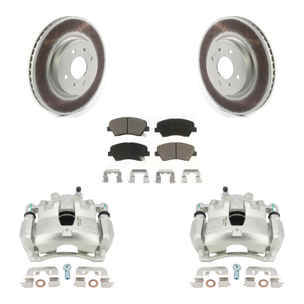 Transit Auto KCG-100479C Disc Brake Kit for 2017 Kia Rio - Front product image