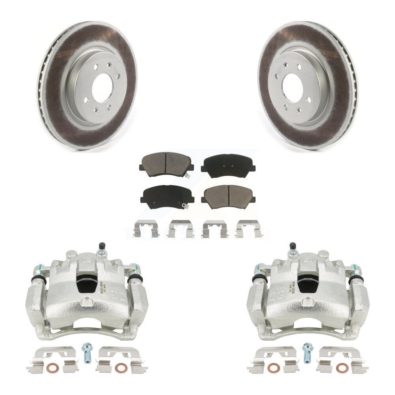 Transit Auto KCG-100479C Disc Brake Kit for 2017 Kia Rio - Front product image