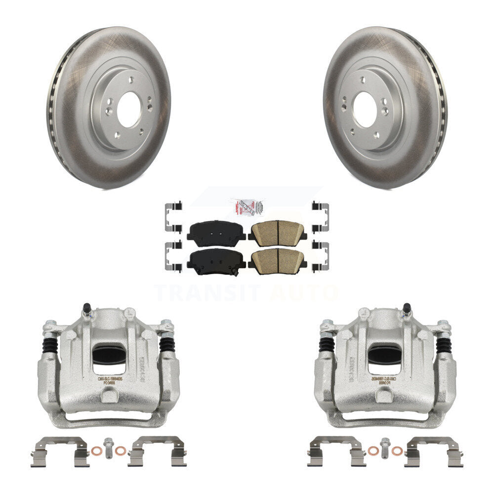 Transit Auto KCG-100480N Disc Brake Kit for 2013-2016 Kia Sorento, Hyundai Santa Fe Sport - Front product image