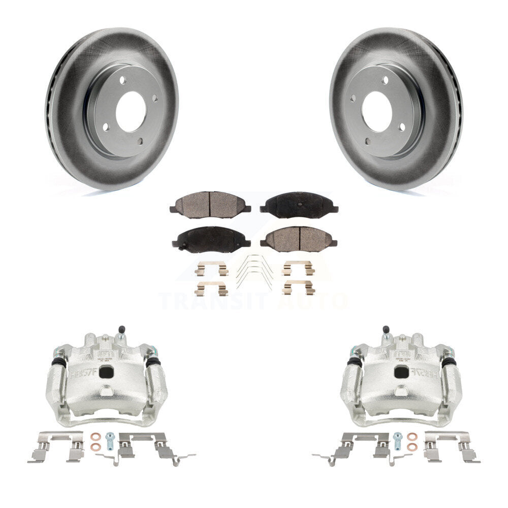 Transit Auto KCG-100480P Disc Brake Kit for 2008 Nissan Versa - Front product image