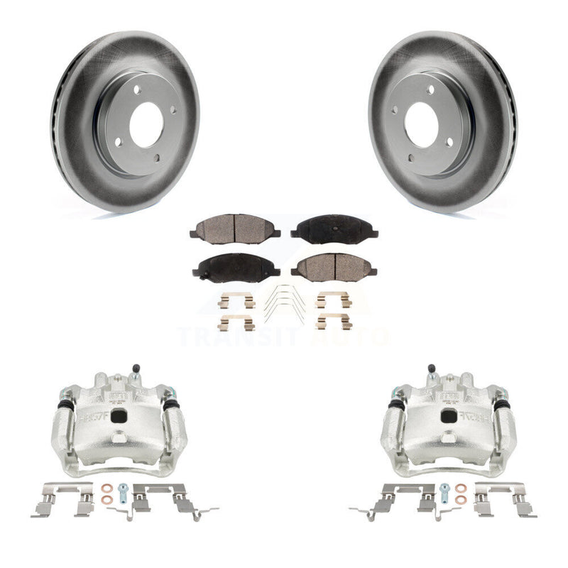 Transit Auto KCG-100480P Disc Brake Kit for 2008 Nissan Versa - Front product image