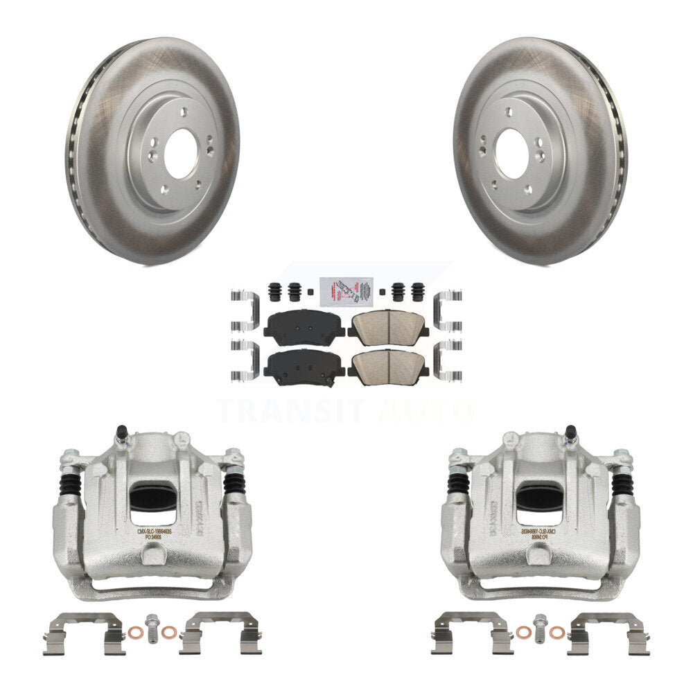 Transit Auto KCG-100481N Disc Brake Kit for 2013-2016 Kia Sorento, Hyundai Santa Fe Sport - Front product image
