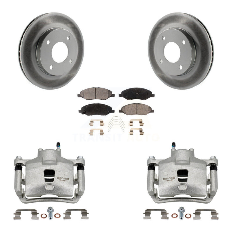Transit Auto KCG-100481P Disc Brake Kit for 2009-2011 Nissan Versa - Front product image
