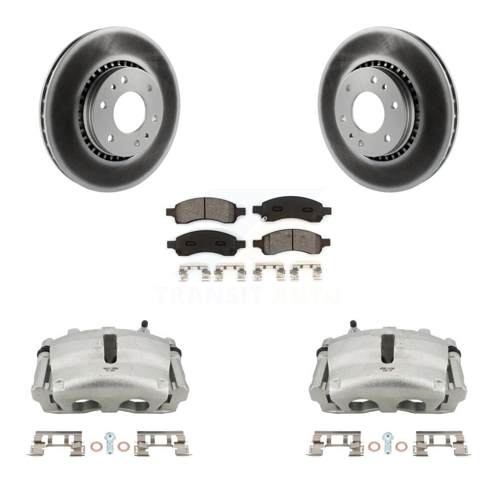 Transit Auto KCG-100482S Disc Brake Kit for 2006-2009 GMC Envoy, Saab 9-7x, Buick Rainier & more - Front product image