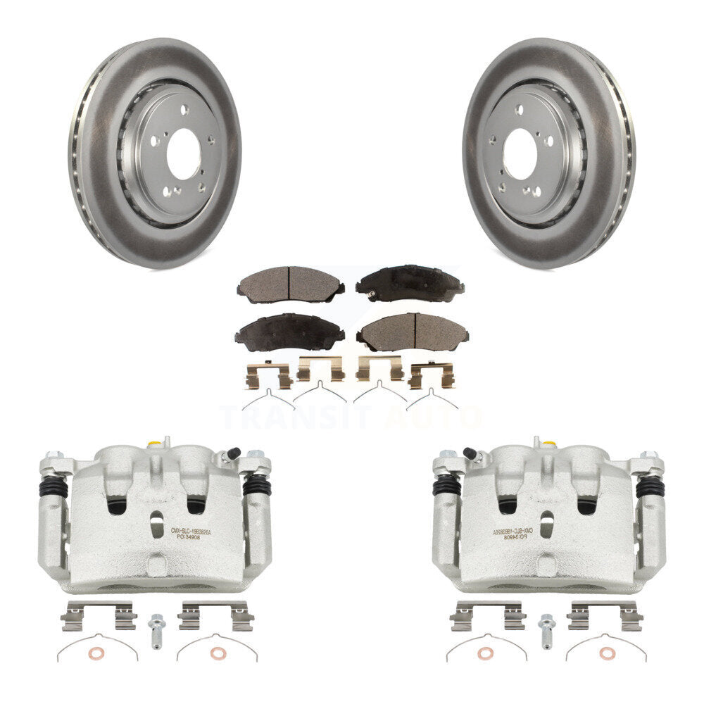 Transit Auto KCG-100482T Disc Brake Kit for 2016-2021 Acura MDX, Honda Ridgeline, Honda Pilot - Front product image