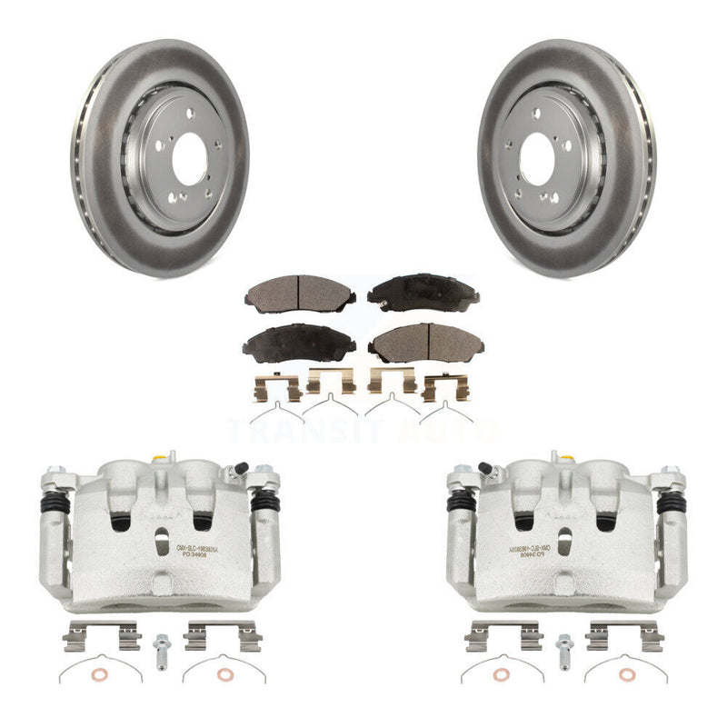 Transit Auto KCG-100482T Disc Brake Kit for 2016-2021 Acura MDX, Honda Ridgeline, Honda Pilot - Front product image