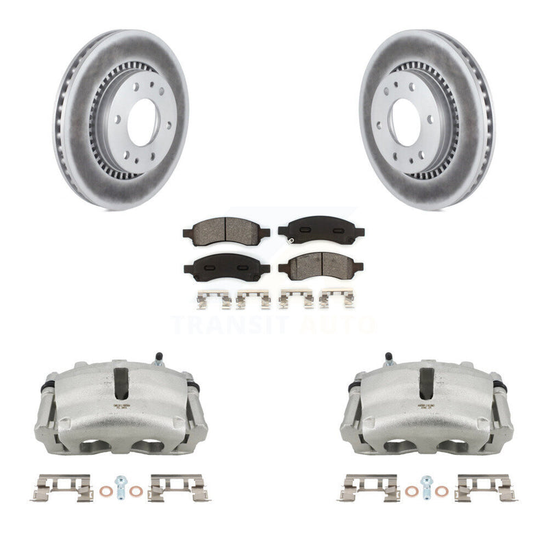 Transit Auto KCG-100483S Disc Brake Kit for 2006-2009 GMC Envoy, Isuzu Ascender, Buick Rainier & more - Front product image