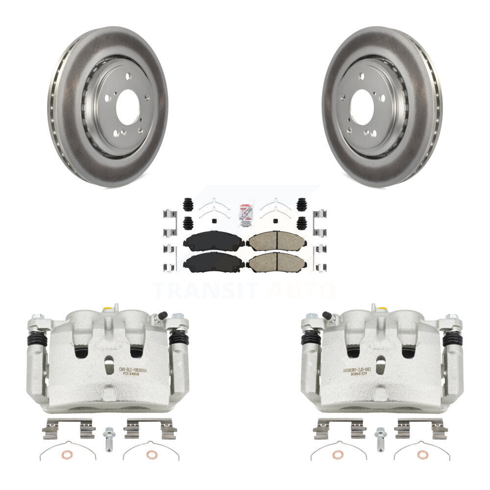 Transit Auto KCG-100484N Disc Brake Kit for 2016-2021 Acura MDX, Honda Ridgeline, Honda Pilot - Front product image