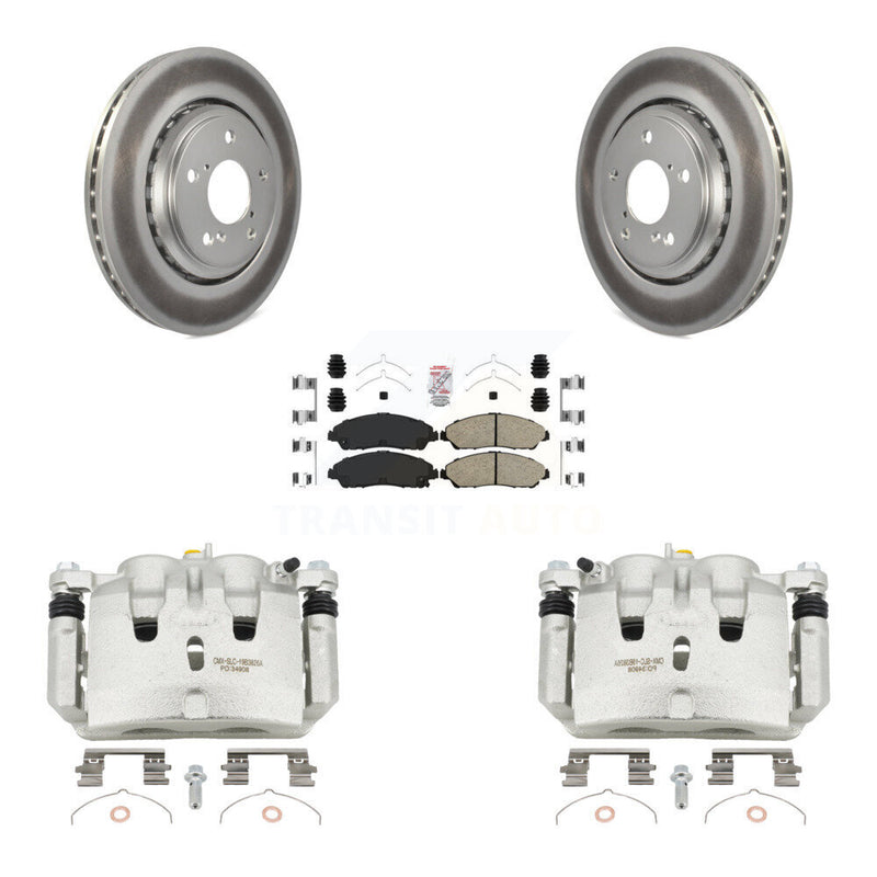 Transit Auto KCG-100484N Disc Brake Kit for 2016-2021 Acura MDX, Honda Ridgeline, Honda Pilot - Front product image
