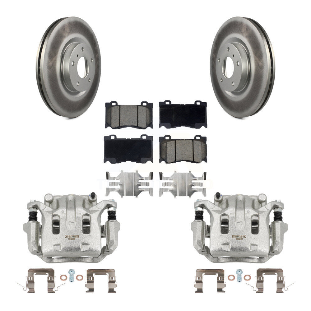 Transit Auto KCG-100485C Disc Brake Kit for 2009-2013 INFINITI G37 - Front product image