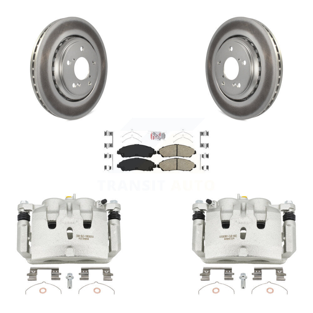 Transit Auto KCG-100485N Disc Brake Kit for 2016-2021 Acura MDX, Honda Ridgeline, Honda Pilot - Front product image
