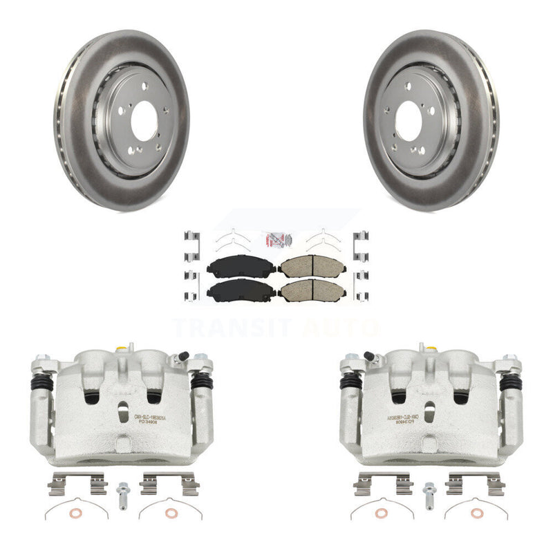 Transit Auto KCG-100485N Disc Brake Kit for 2016-2021 Acura MDX, Honda Ridgeline, Honda Pilot - Front product image