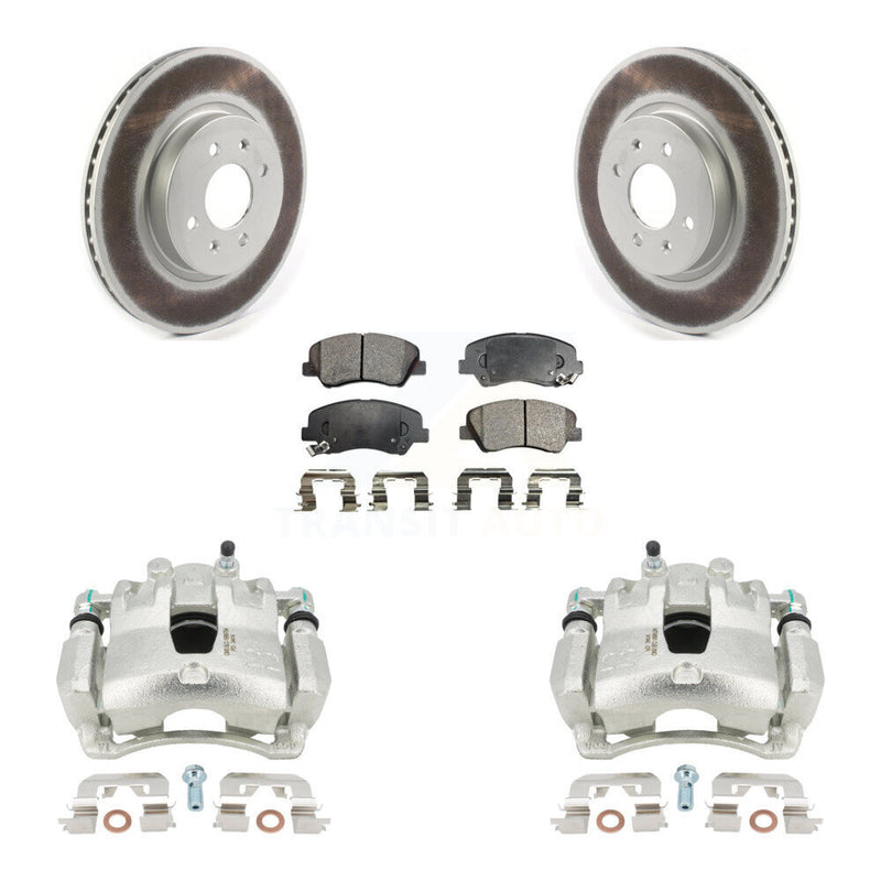 Transit Auto KCG-100485T Disc Brake Kit for 2017 Kia Rio - Front product image