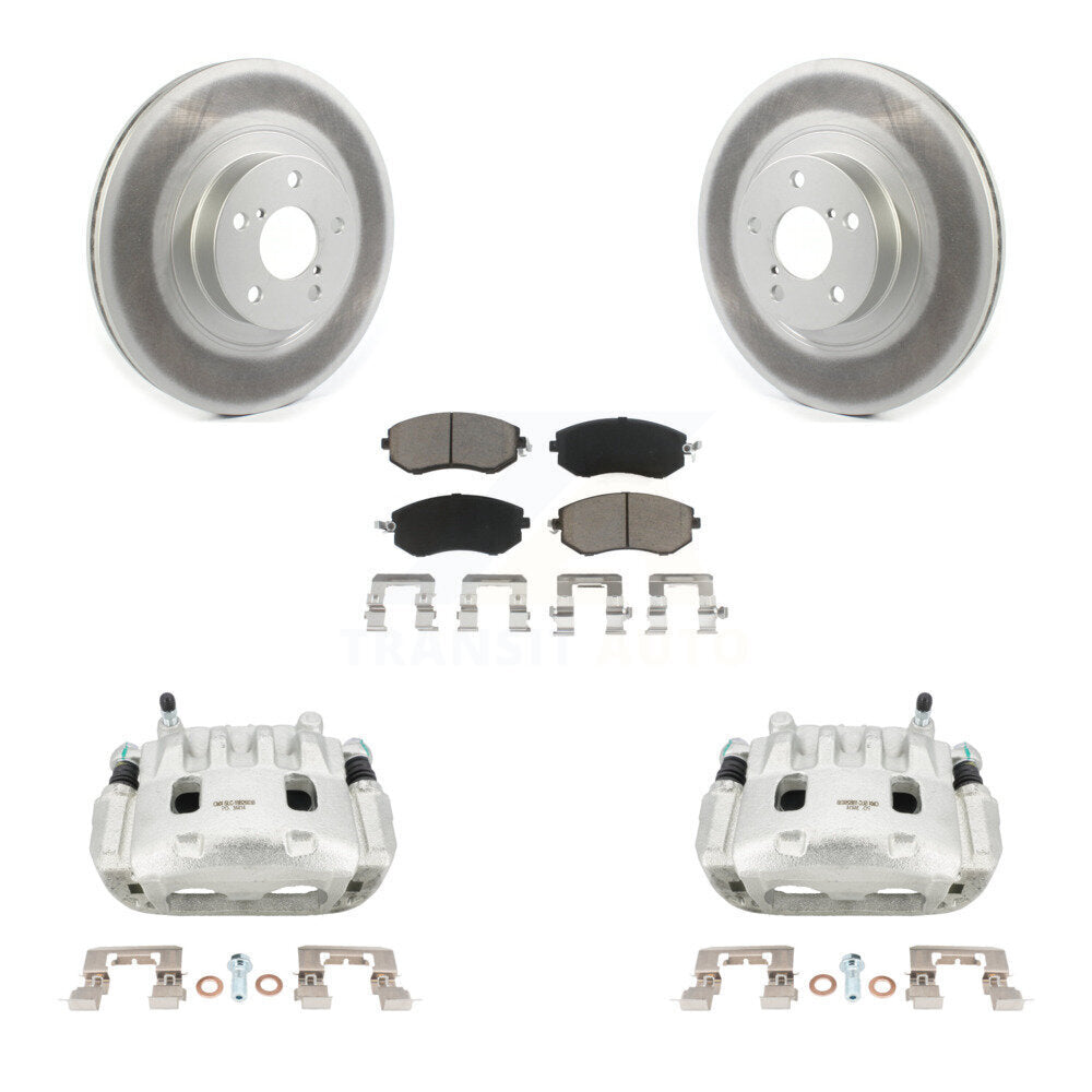 Transit Auto KCG-100487C Disc Brake Kit for 2011-2018 Subaru Crosstrek, Subaru Forester, Subaru Legacy & more - Front product image