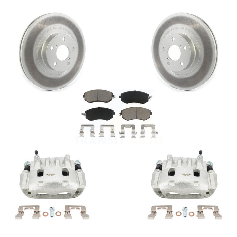 Transit Auto KCG-100487C Disc Brake Kit for 2011-2018 Subaru Crosstrek, Subaru Forester, Subaru Legacy & more - Front product image