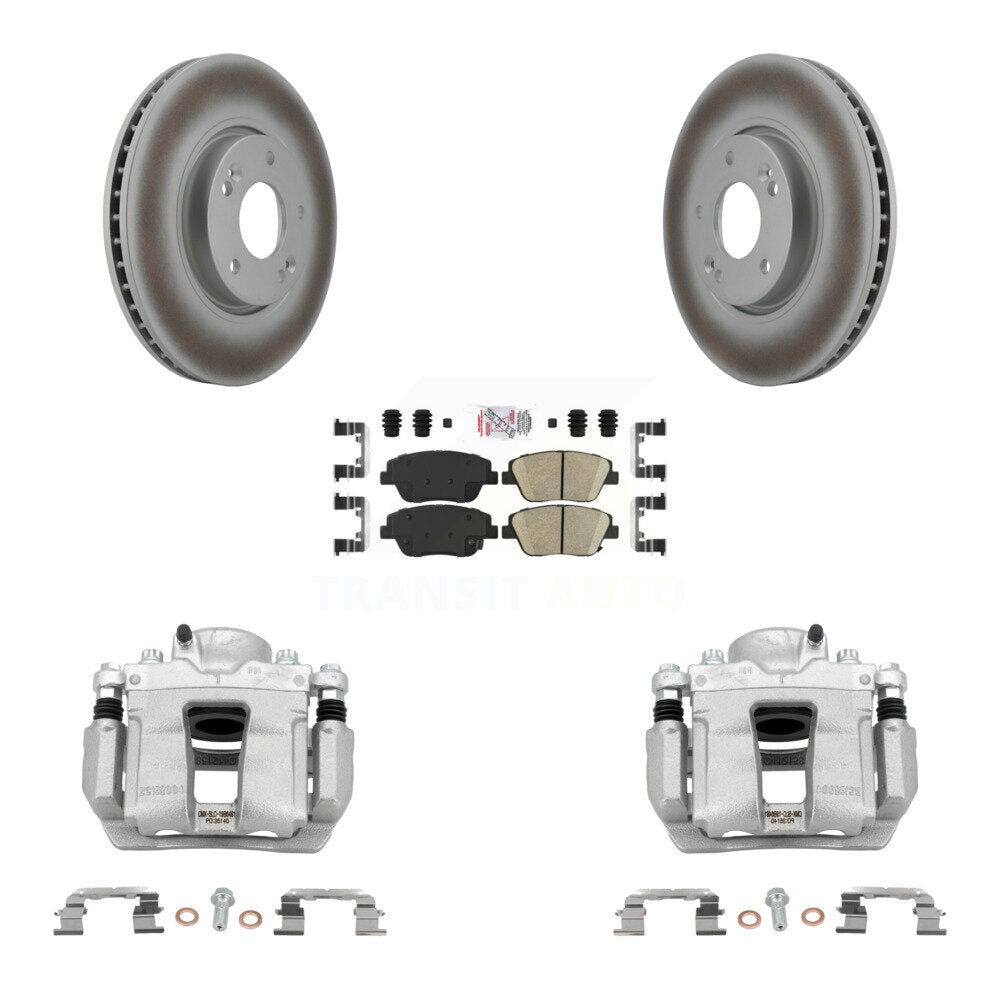 Transit Auto KCG-100487N Disc Brake Kit for 2011-2016 Kia Optima, Hyundai Sonata - Front product image