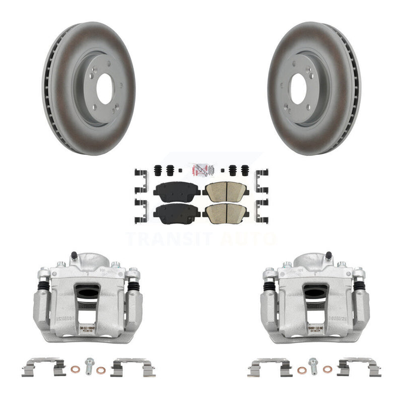 Transit Auto KCG-100487N Disc Brake Kit for 2011-2016 Kia Optima, Hyundai Sonata - Front product image