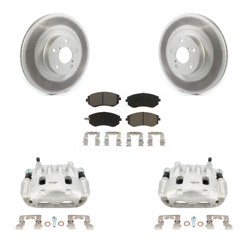 Transit Auto KCG-100489C Disc Brake Kit for 2005-2013 Subaru WRX, Subaru Impreza, Subaru Outback & more - Front product image