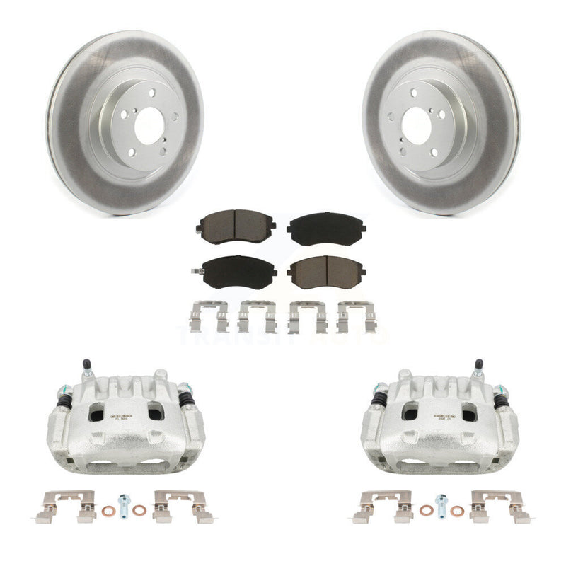 Transit Auto KCG-100489C Disc Brake Kit for 2005-2013 Subaru WRX, Subaru Impreza, Subaru Outback & more - Front product image