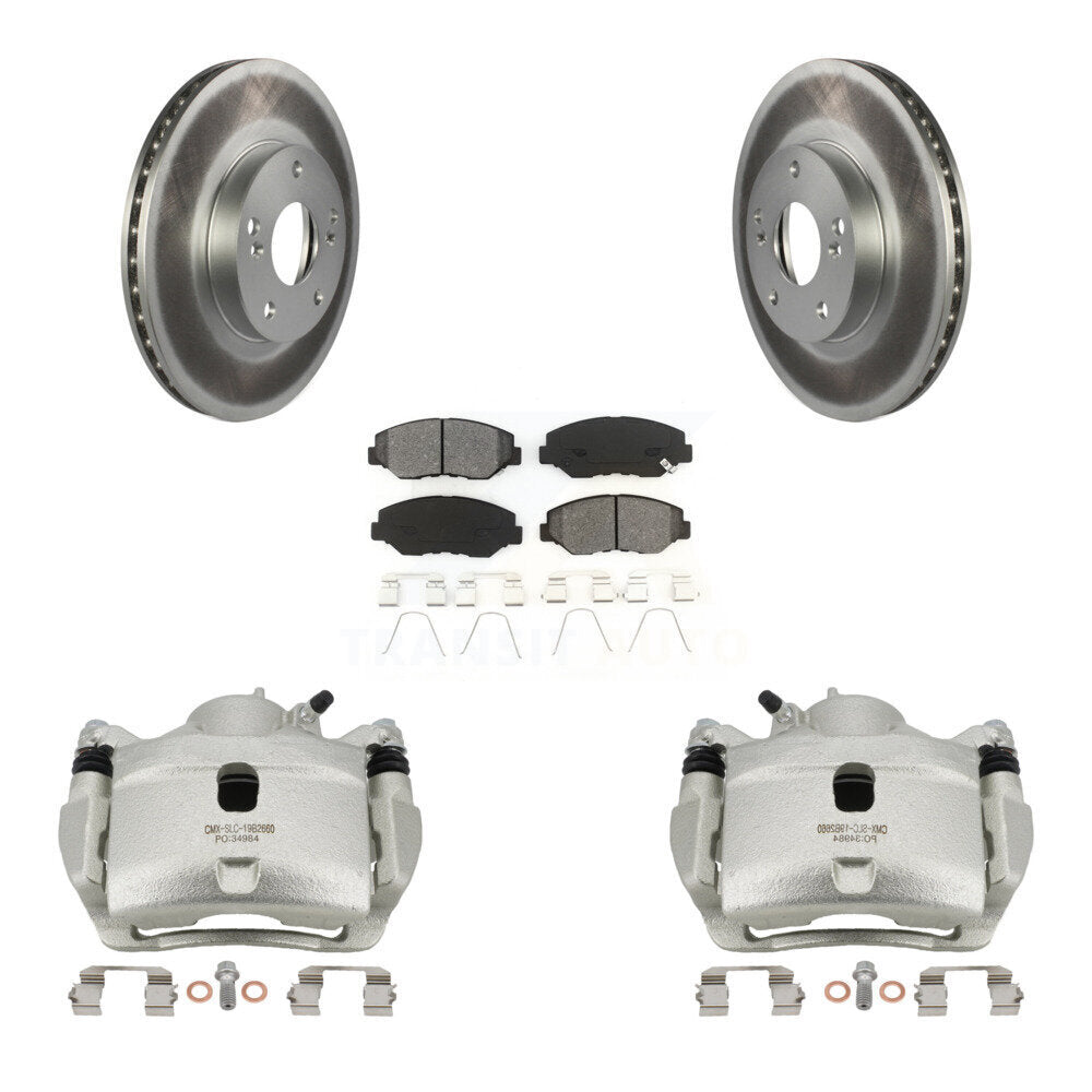 Transit Auto KCG-100489S Disc Brake Kit for 2005-2017 Honda CR-Z, Honda Civic, Acura ILX & more - Front product image