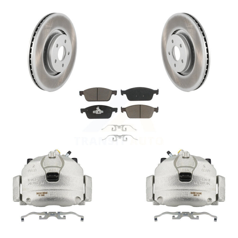 Transit Auto KCG-100490C Disc Brake Kit for 2017-2019 Lincoln MKC - Front product image