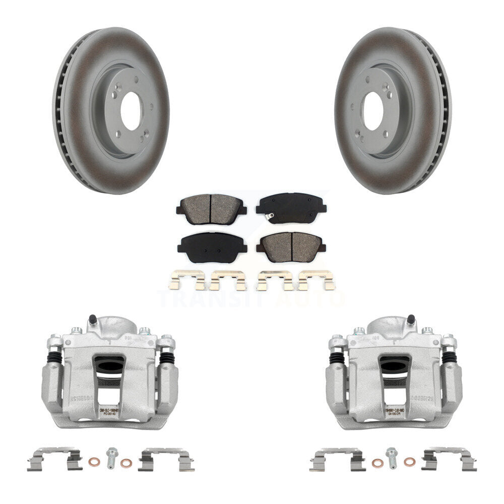 Transit Auto KCG-100491S Disc Brake Kit for 2011-2016 Kia Optima, Hyundai Sonata - Front product image