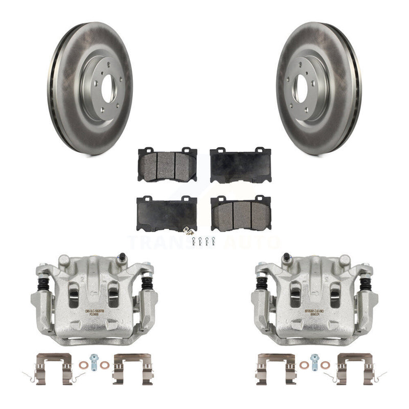 Transit Auto KCG-100491T Disc Brake Kit for 2009-2013 INFINITI G37 - Front product image
