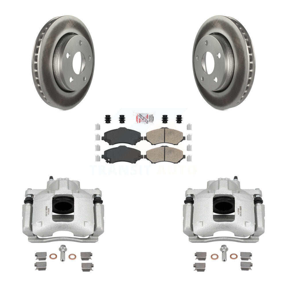 Transit Auto KCG-100492N Disc Brake Kit for 2007-2016 Jeep Wrangler - Front product image