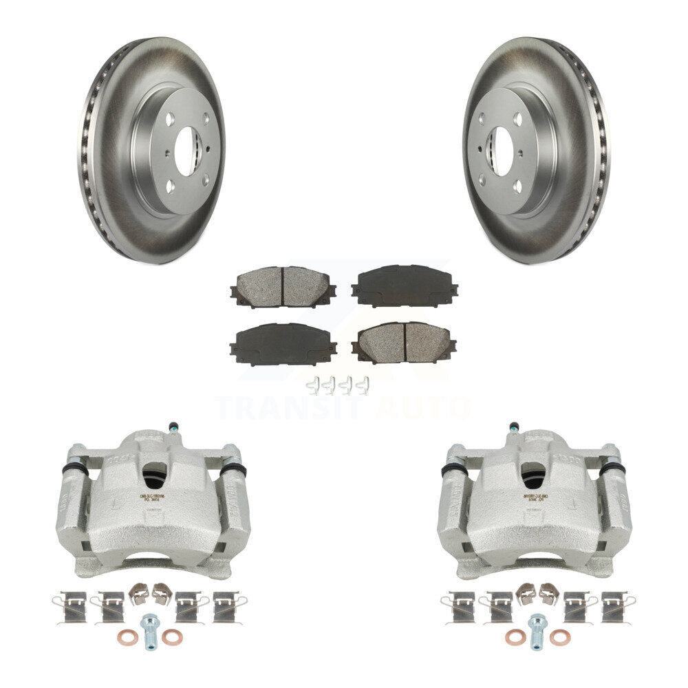 Transit Auto KCG-100493S Disc Brake Kit for 2006-2018 Toyota Yaris - Front product image