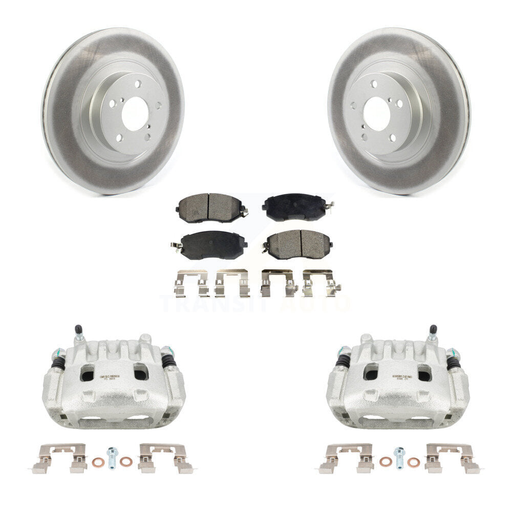 Transit Auto KCG-100494T Disc Brake Kit for 2011-2018 Subaru Crosstrek, Subaru Forester, Subaru Legacy & more - Front product image