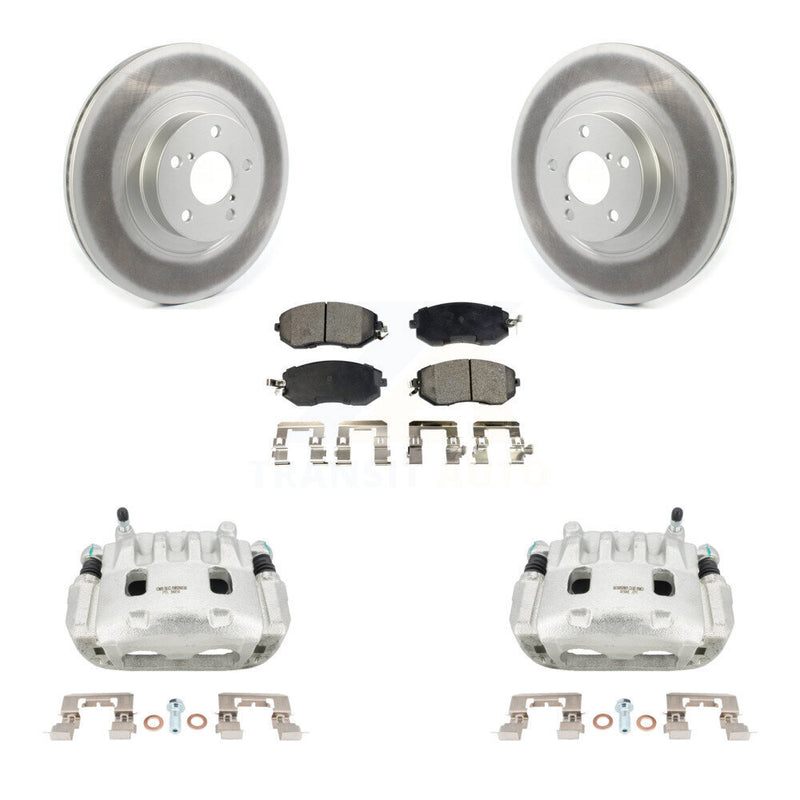Transit Auto KCG-100494T Disc Brake Kit for 2011-2018 Subaru Crosstrek, Subaru Forester, Subaru Legacy & more - Front product image