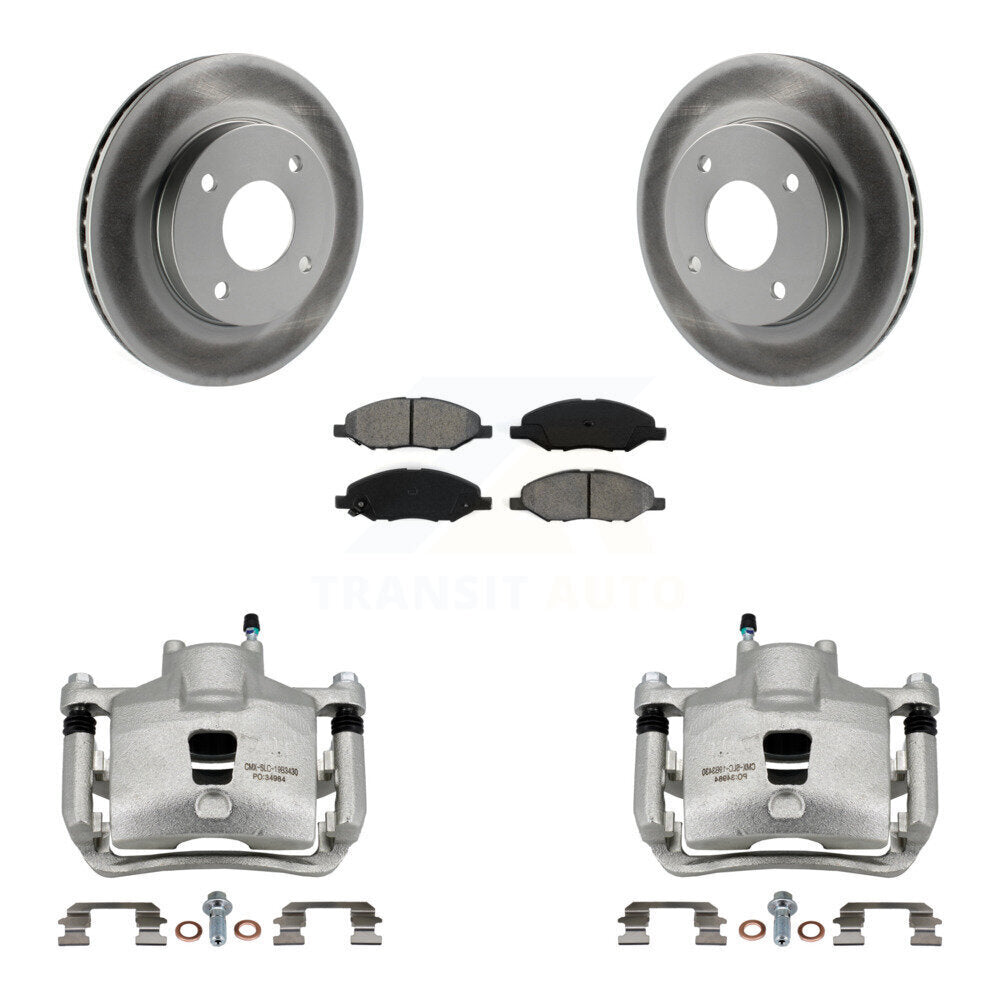 Transit Auto KCG-100496S Disc Brake Kit for 2009-2011 Nissan Versa - Front product image