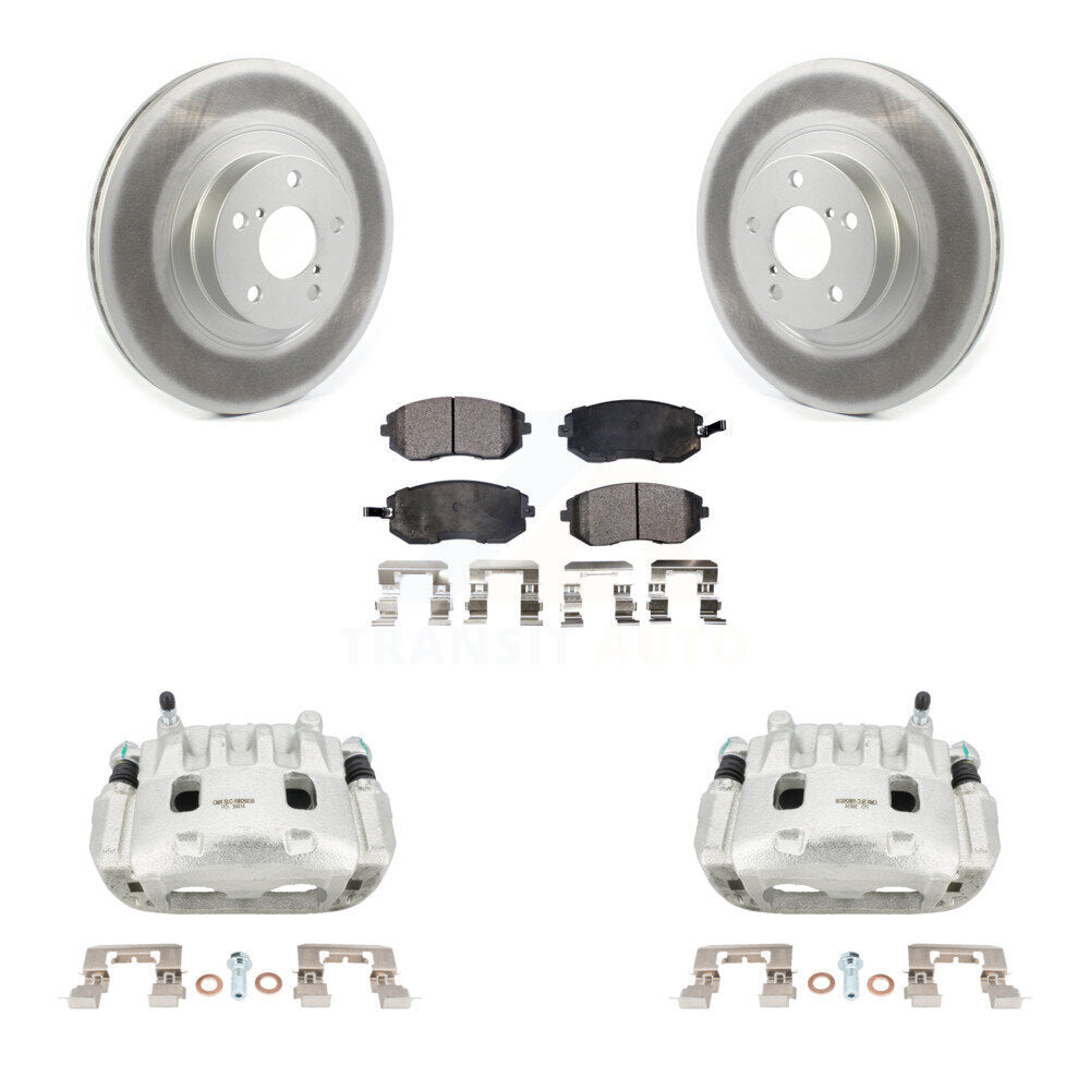 Transit Auto KCG-100496T Disc Brake Kit for 2005-2013 Subaru WRX, Subaru Impreza, Subaru Outback & more - Front product image