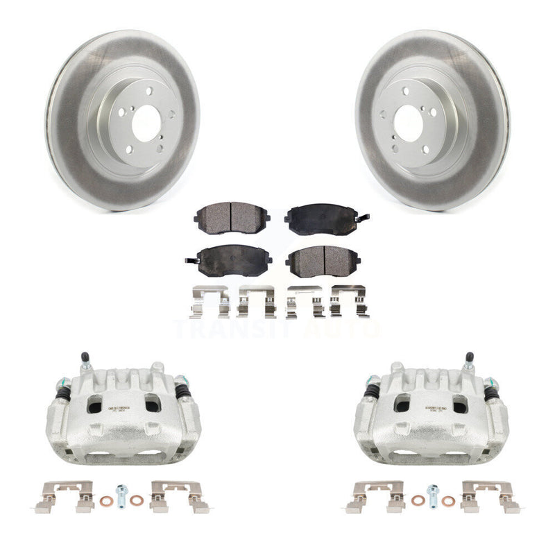 Transit Auto KCG-100496T Disc Brake Kit for 2005-2013 Subaru WRX, Subaru Impreza, Subaru Outback & more - Front product image
