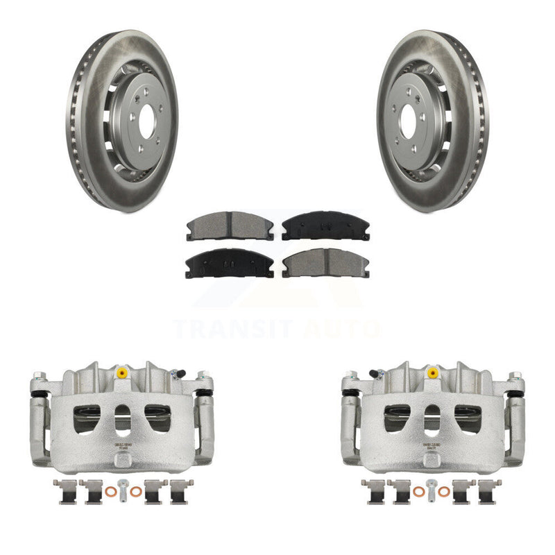 Transit Auto KCG-100497S Disc Brake Kit for 2013-2019 Ford Taurus, Ford Explorer, Ford Special Service Police Sedan & more - Front product image
