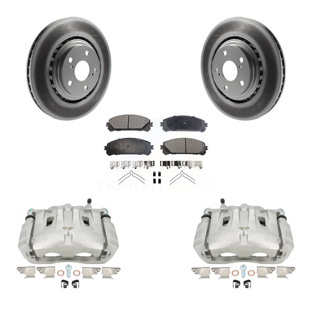 Transit Auto KCG-100498P Disc Brake Kit for 2010-2020 Toyota Highlander, Toyota Sienna, Lexus RX350 - Front product image