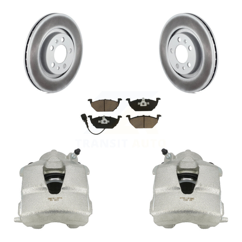 Transit Auto KCG-100499C Disc Brake Kit for 1998-2010 Volkswagen Golf City, Volkswagen Jetta City, Volkswagen Beetle & more - Front product image