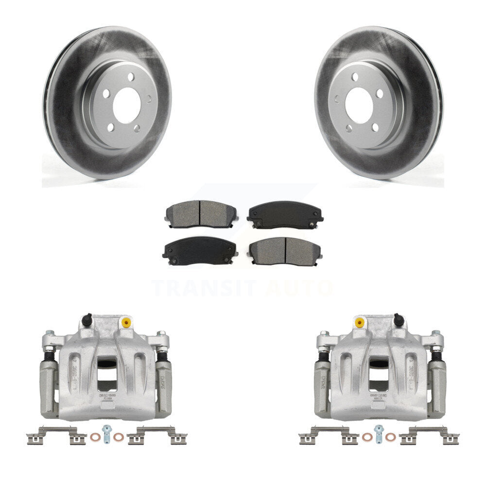 Transit Auto KCG-100500S Disc Brake Kit for 2005-2011 Chrysler 300, Dodge Challenger, Dodge Charger & more - Front product image