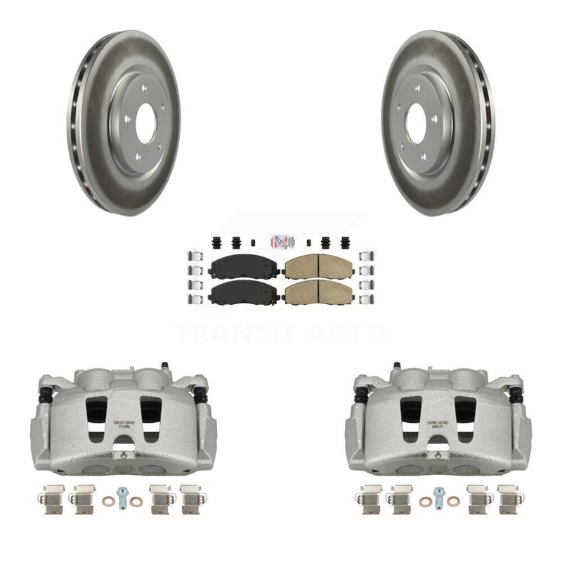 Transit Auto KCG-100501N Disc Brake Kit for 2017-2024 Chrysler Grand Caravan, Chrysler Pacifica, Chrysler Voyager & more - Front product image