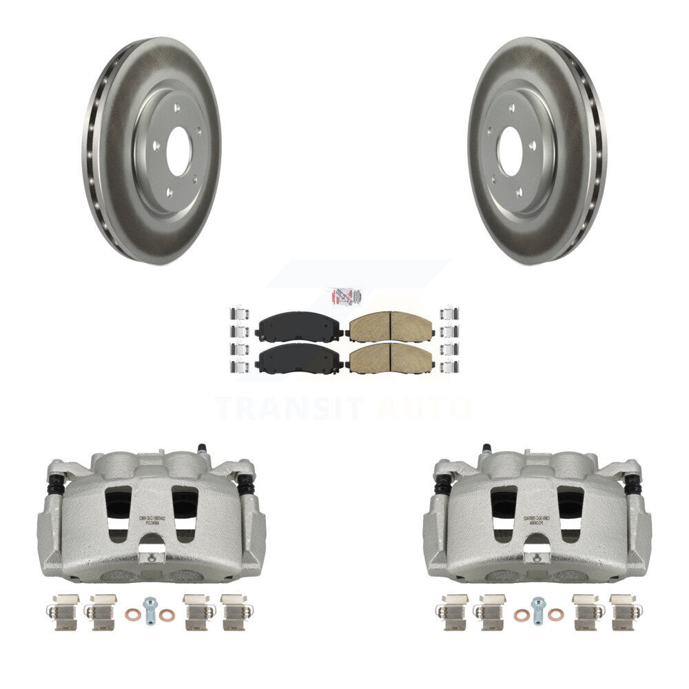 Transit Auto KCG-100502N Disc Brake Kit for 2017-2024 Chrysler Grand Caravan, Chrysler Pacifica, Chrysler Voyager & more - Front product image